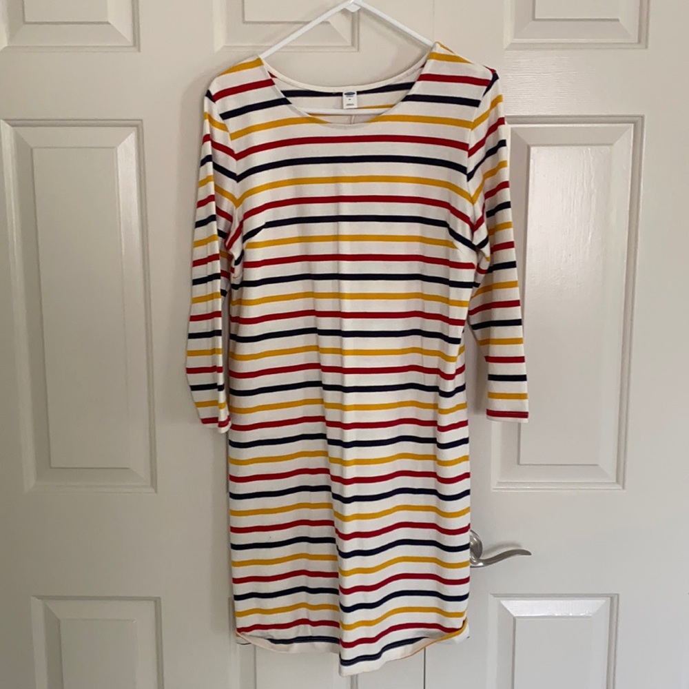 Old navy striped shift dress NWOT